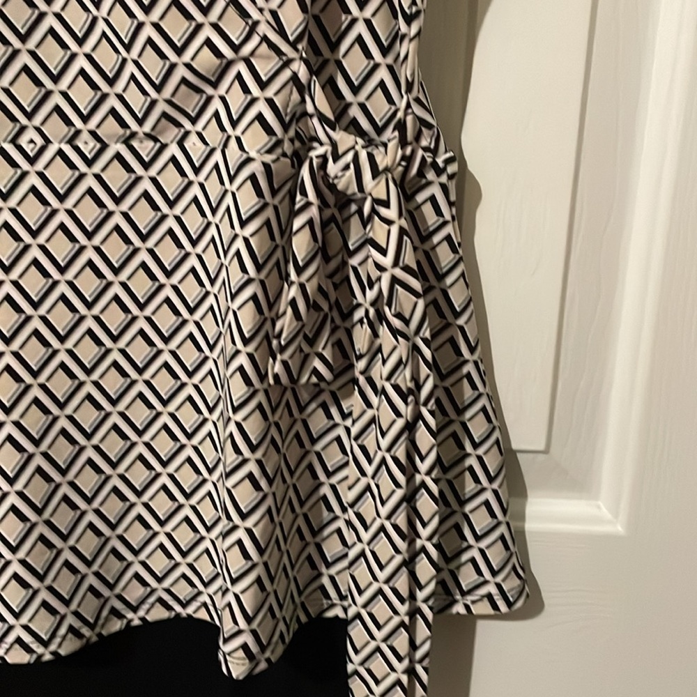 Dennis Basso Black and White Skirt Set - Picture 3 of 5